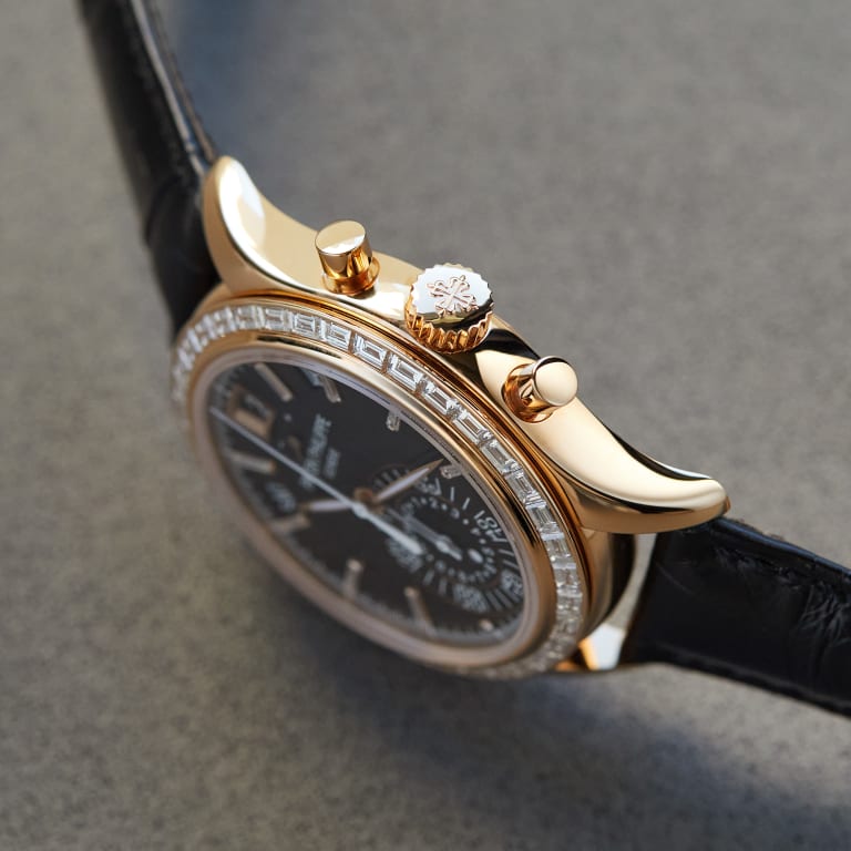 Complications Annual Calendar Chronograph Rose Gold Diamond Black Dial 40mm Product Image 11