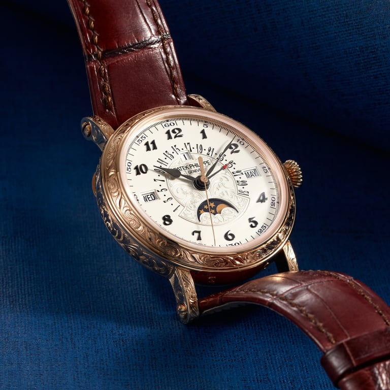 Patek Philippe Retrograde Perpetual Calendar Rare Handcrafts Rose