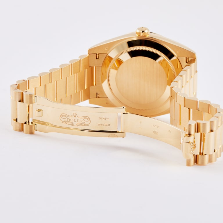 Day-Date Yellow Gold Green Ombré Dial Product Image 7