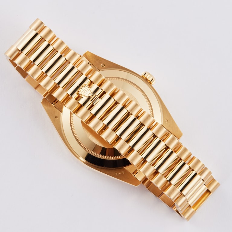 Day-Date Yellow Gold Green Ombré Dial Product Image 9