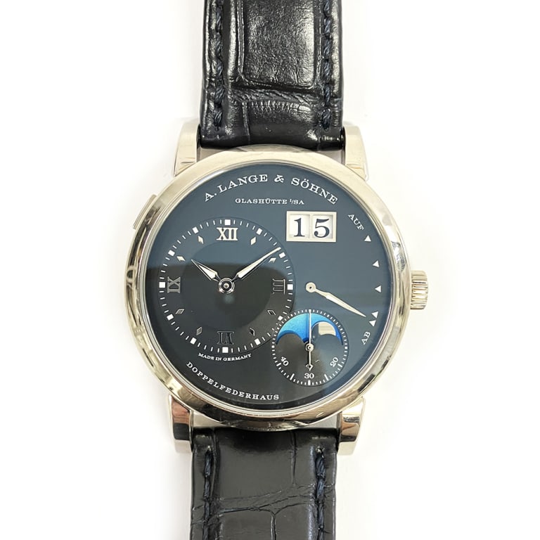 Lange 1 Moonphase White Gold Black Dial 38mm Product Image 1