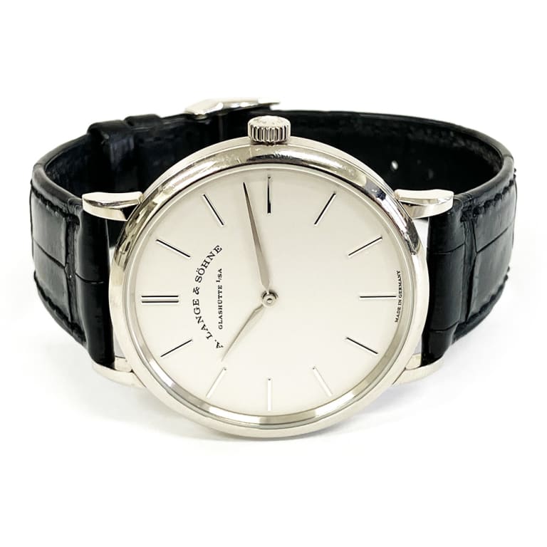 Saxonia Thin White Gold Silver Dial 37mm Product Image 2