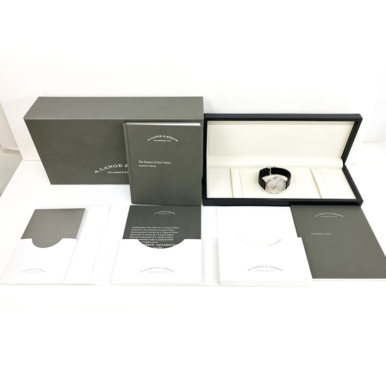 Saxonia Thin White Gold Silver Dial 37mm Product Image 7