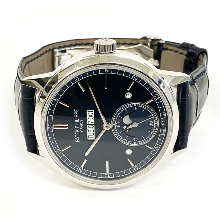 In-Line Perpetual Calendar Platinum Blue Dial 41mm Product Image 3
