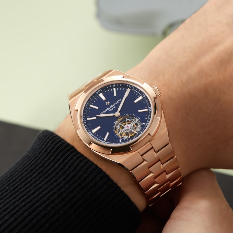 Overseas Tourbillon Rose Gold Blue Dial 42mm Product Image 5