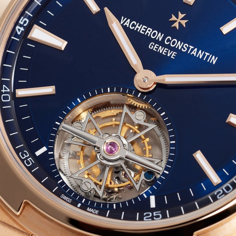 Overseas Tourbillon Rose Gold Blue Dial 42mm Product Image 7