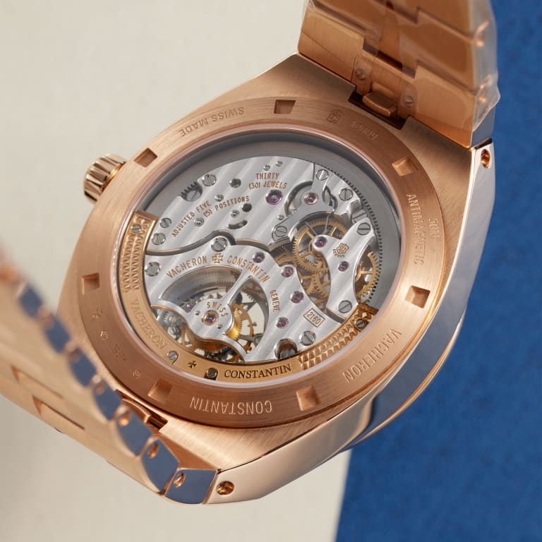 Overseas Tourbillon Rose Gold Blue Dial 42mm Product Image 8
