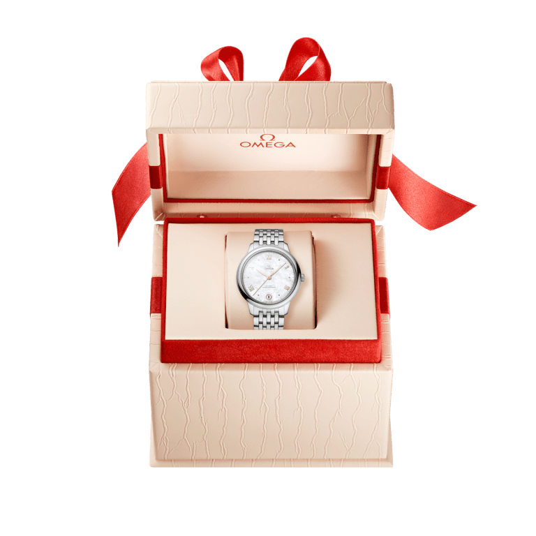 De Ville Prestige Chronometer Steel Mother of Pearl Dial 34mm Product Image 5