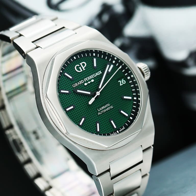 Laureato Steel Green Dial 42mm Product Image 4