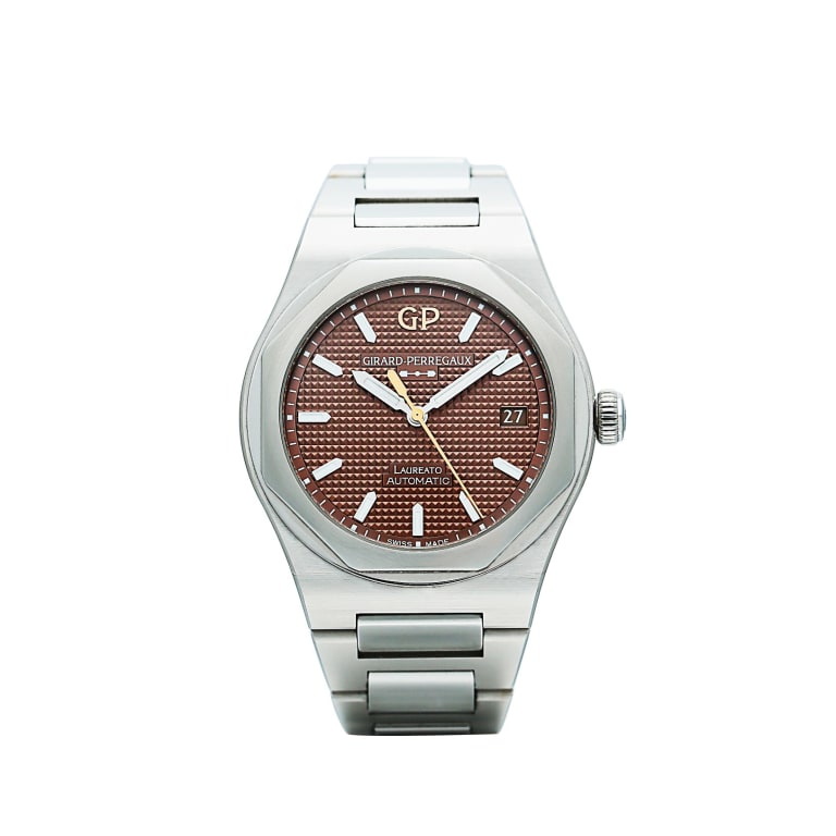 Laureato Steel Brown Dial 38mm Product Image 1