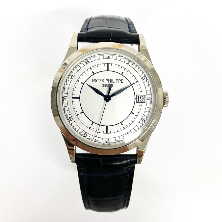 Calatrava Scientific White Gold Silver Dial 38mm Product Image 1