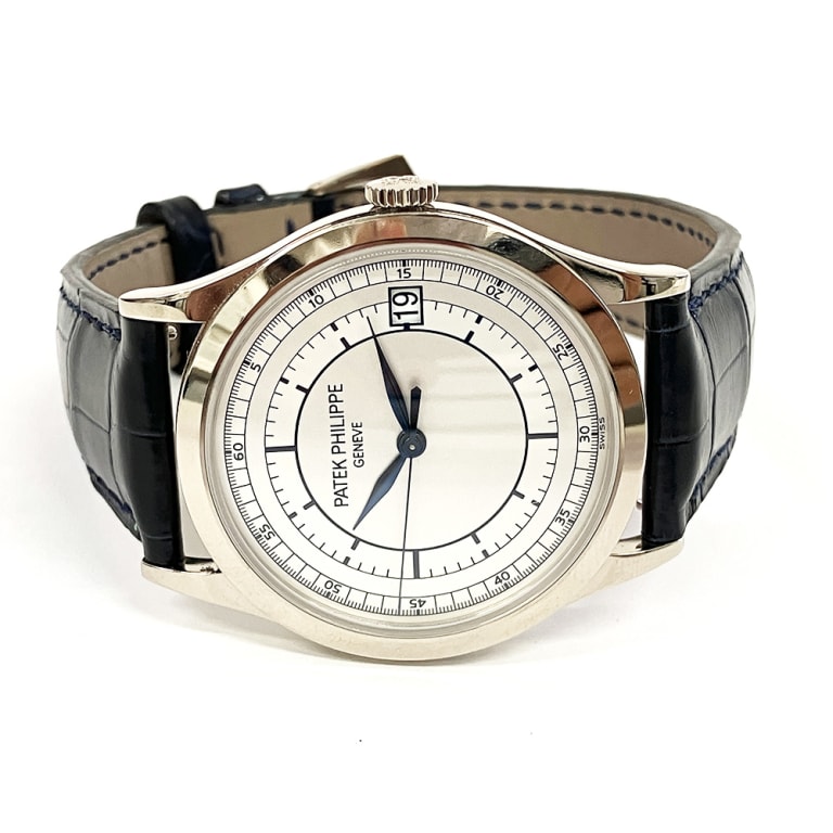 Calatrava Scientific White Gold Silver Dial 38mm Product Image 2