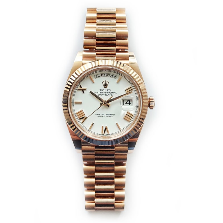 Day-Date Rose Gold White Dial 40mm Product Image 1