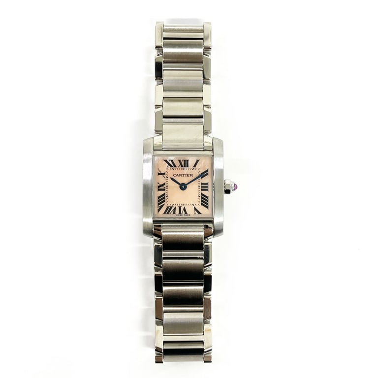 Tank Française Steel Pink Mother of Peal Dial 20mm Product Image 1