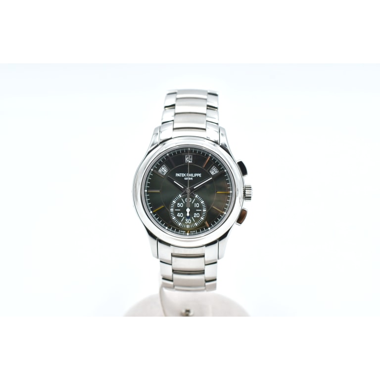 Annual Calendar Chronograph Steel Green Dial 42mm Product Image 1