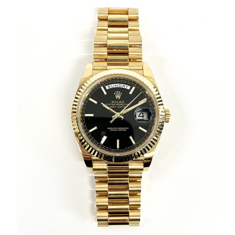Day-Date Yellow Gold Black Dial 40mm Product Image 1