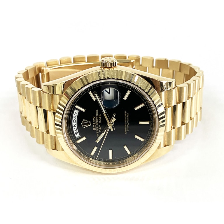 Day-Date Yellow Gold Black Dial 40mm Product Image 2