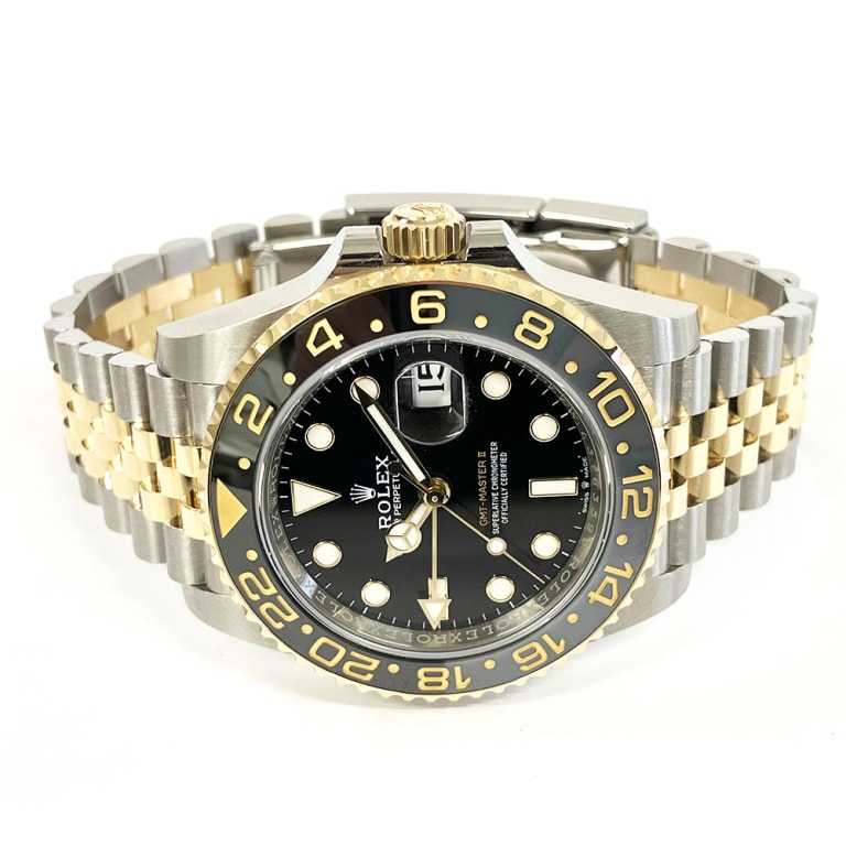 GMT-Master II Yellow Gold & Steel Jubilee Black Dial 40mm Product Image 2