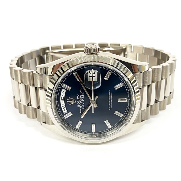 Day-Date White Gold Blue Dial 36mm Product Image 2