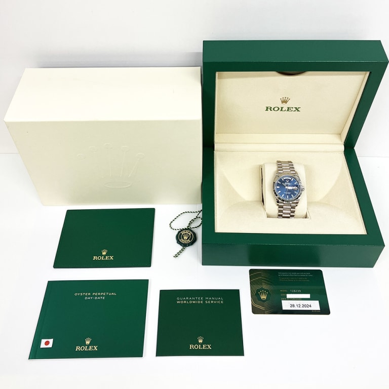 Day-Date White Gold Blue Dial 36mm Product Image 5