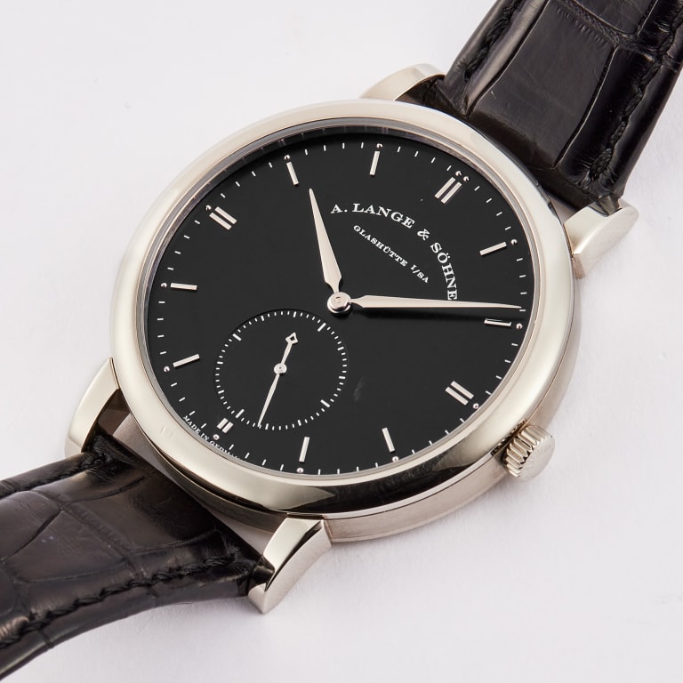 Grand Saxonia White Gold Black Dial 40mm Product Image 1