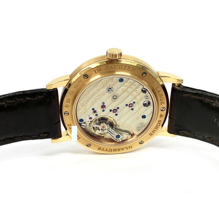 Saxonia Rose Gold Silver Dial 35mm Product Image 3