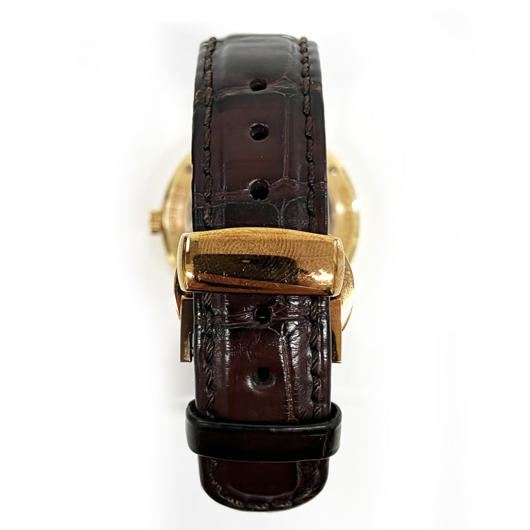 Saxonia Rose Gold Silver Dial 35mm Product Image 5