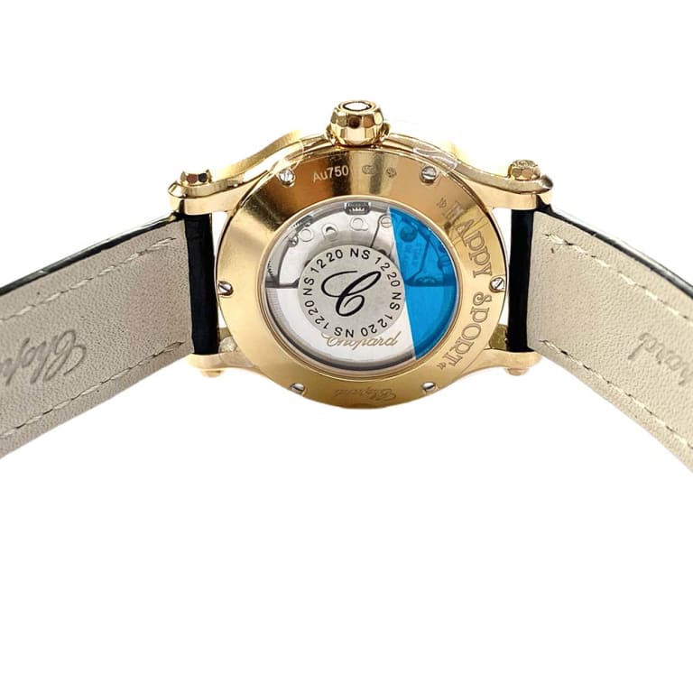 Happy Sport Rose Gold Diamond Silver Dial 30mm Product Image 4