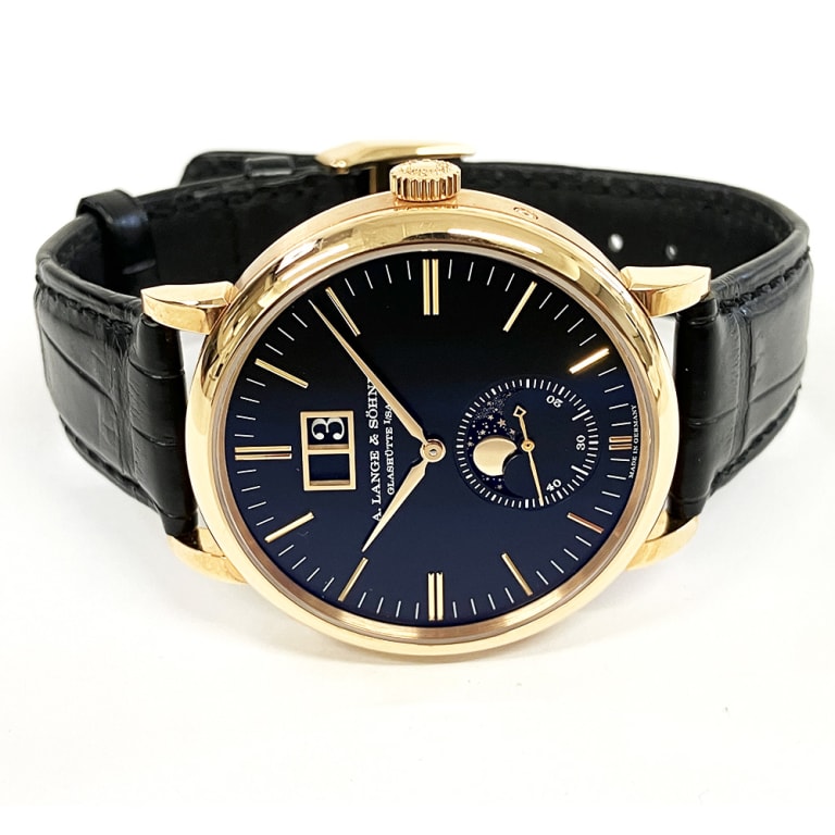 Saxonia Moonphase Rose Gold Black Dial 40mm Product Image 2