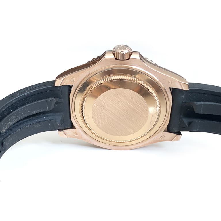 Yacht-Master Rose Gold Oysterflex Black Dial 37mm Product Image 3