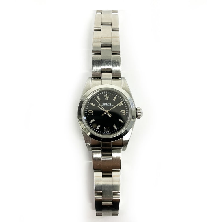 Oyster Perpetual Steel Black Dial 24mm Product Image 1