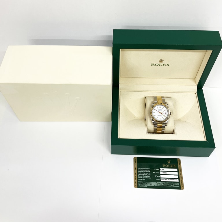 Datejust Yellow Gold & Steel White Dial 36mm Product Image 5