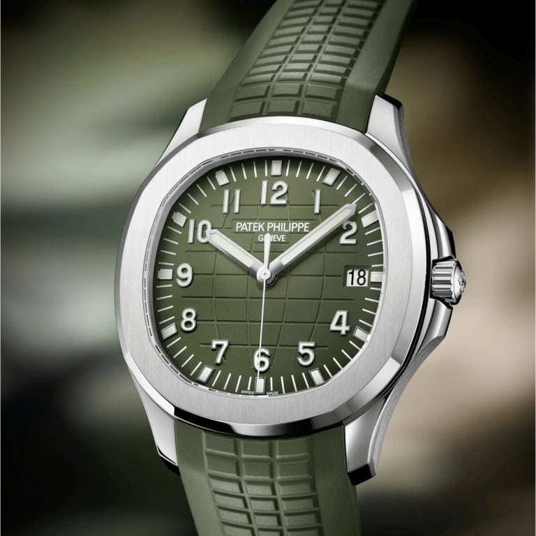 Aquanaut White Gold Green Dial 42mm Product Image 1