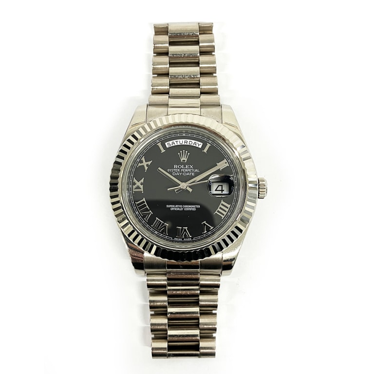 Day-Date White Gold Black Dial 41mm Product Image 1
