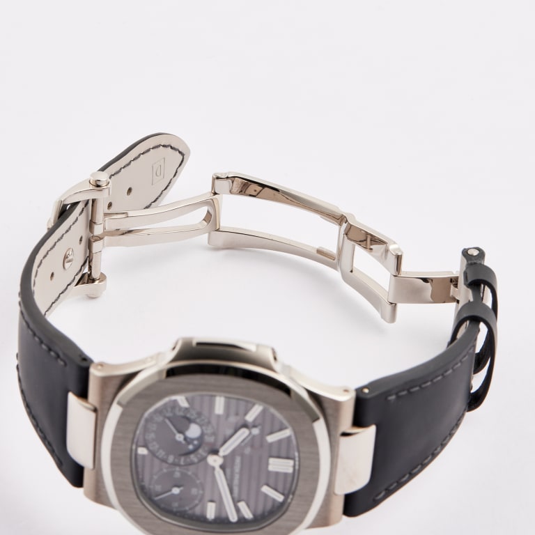 Nautilus Moonphase White Gold Grey Dial 40mm Product Image 8
