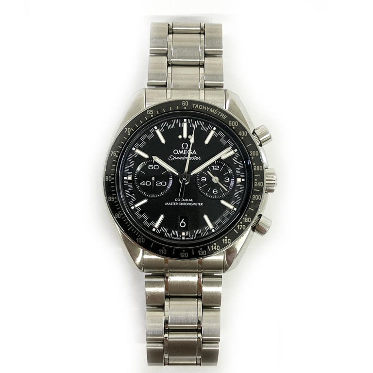 Speedmaster Racing Steel Black Dial 44mm Product Image 1