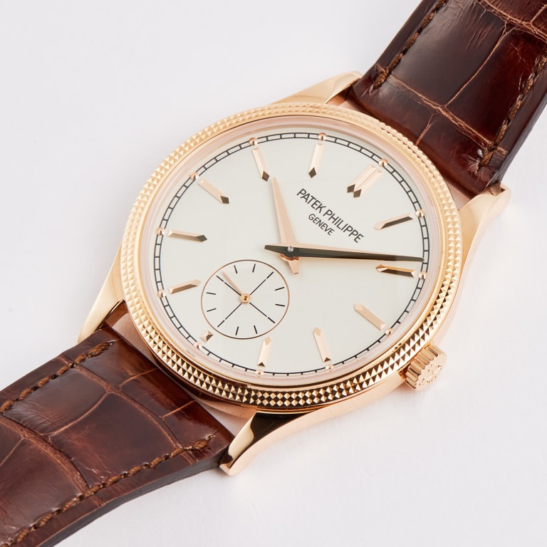 Calatrava Rose Gold Silver Dial 39mm Product Image 1
