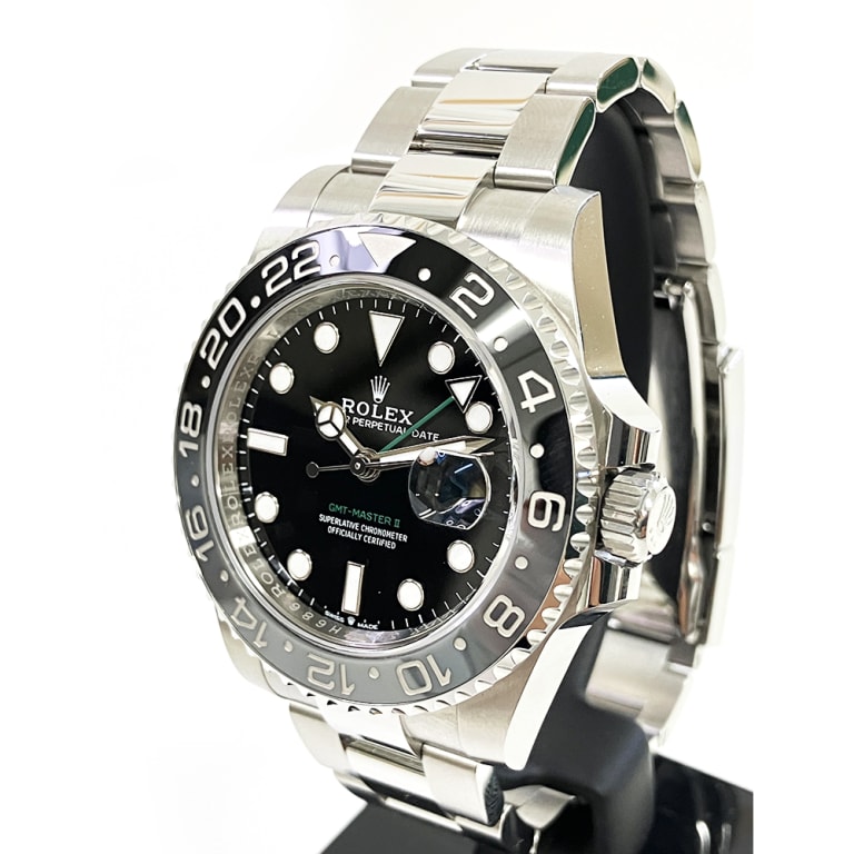 GMT-Master II "Bruce Wayne" Steel Black Dial 40mm Product Image 3