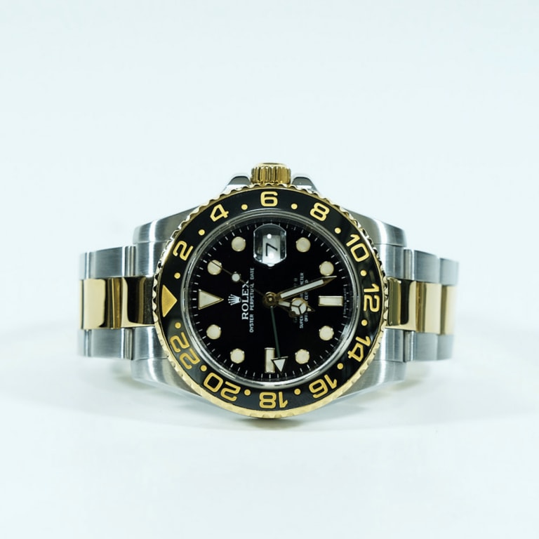 GMT-Master II Yellow Gold & Steel Black Dial 40mm Product Image 1