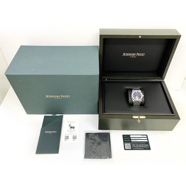 Royal Oak Extra Thin Flying Tourbillon Steel Purple Dial 37mm Product Image 8