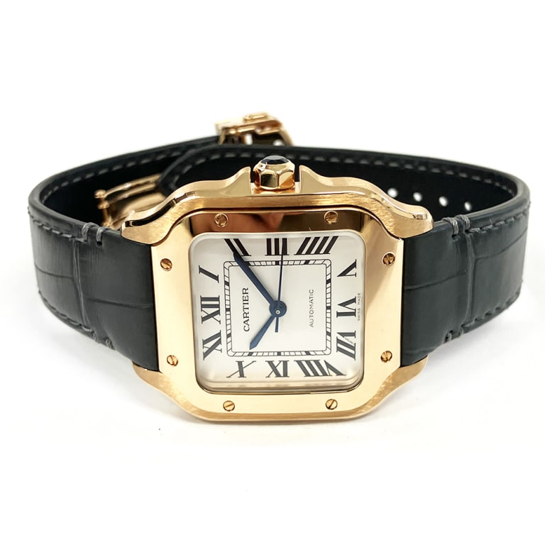 Santos de Cartier Rose Gold White Dial 35mm Product Image 2