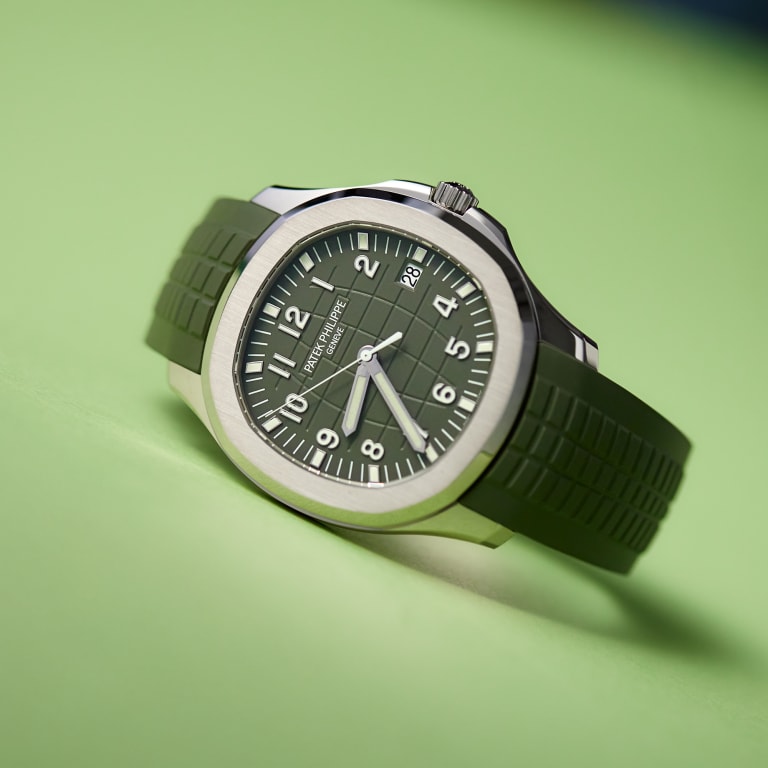 Aquanaut White Gold Green Dial 42mm Product Image 1