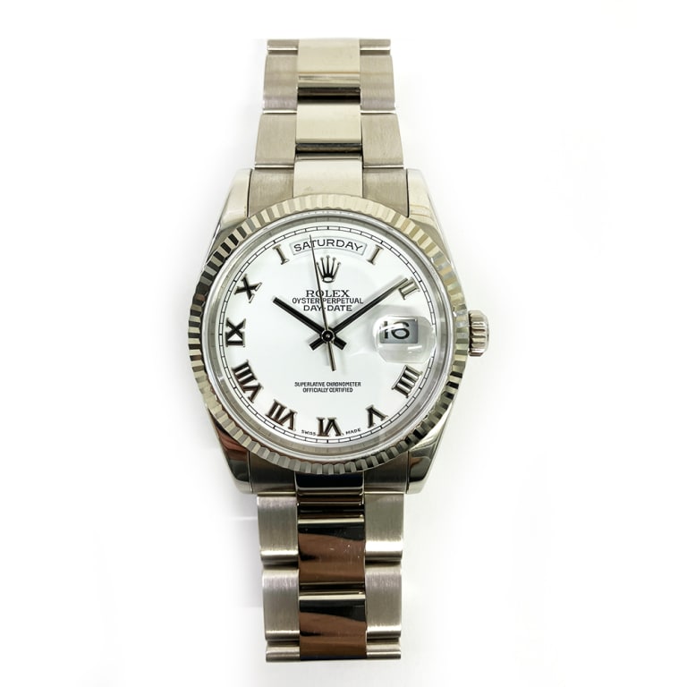 Day-Date 36 White Gold White Dial 36mm Product Image 1