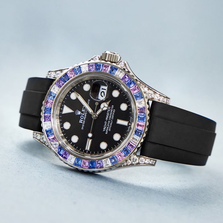 Yacht-Master "Cotton Candy" White Gold Black Dial 40mm Product Image 11
