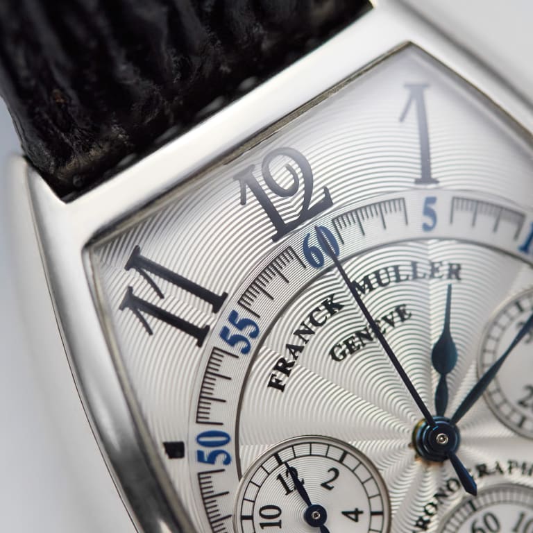 Cintree Curvex Chronograph Platinum Silver Dial 32mm Product Image 12