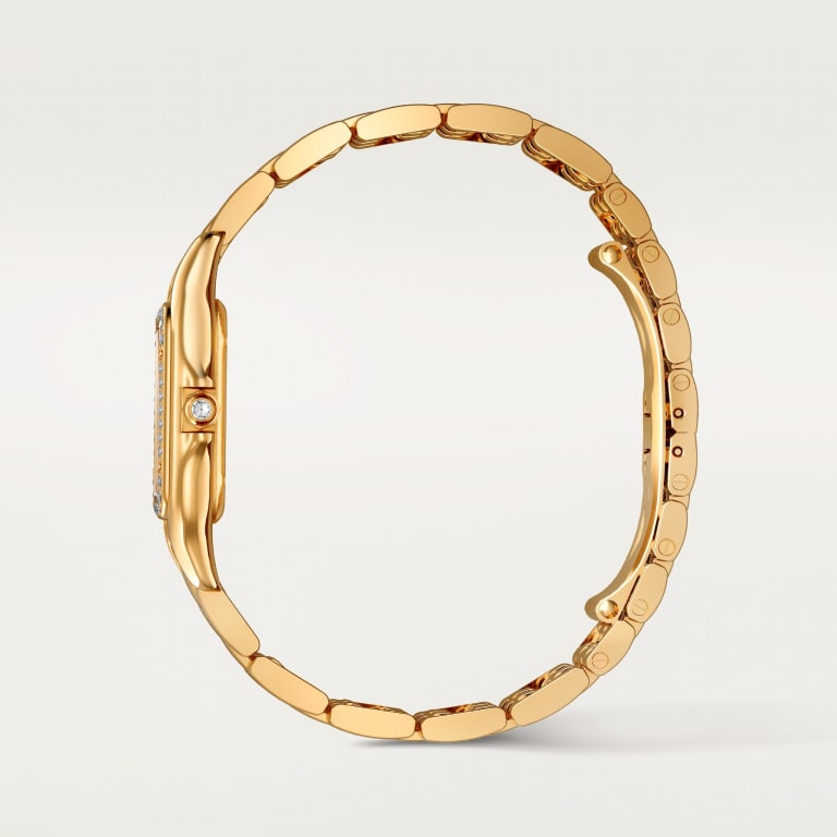 Panthère de Cartier Yellow Gold Diamond Silver Pave Dial 22mm Product Image 4