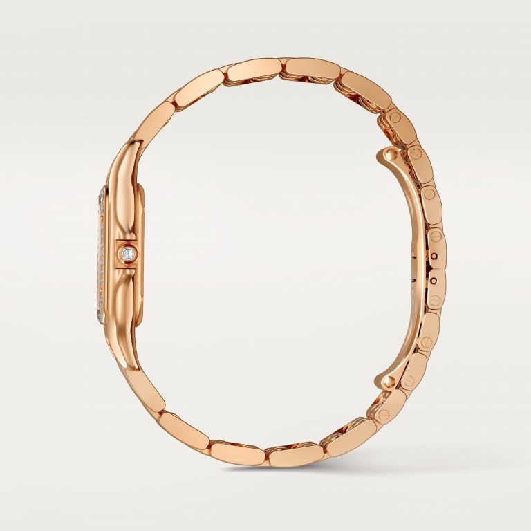 Panthère de Cartier Rose Gold Diamond Silver Pave Dial 26mm Product Image 4