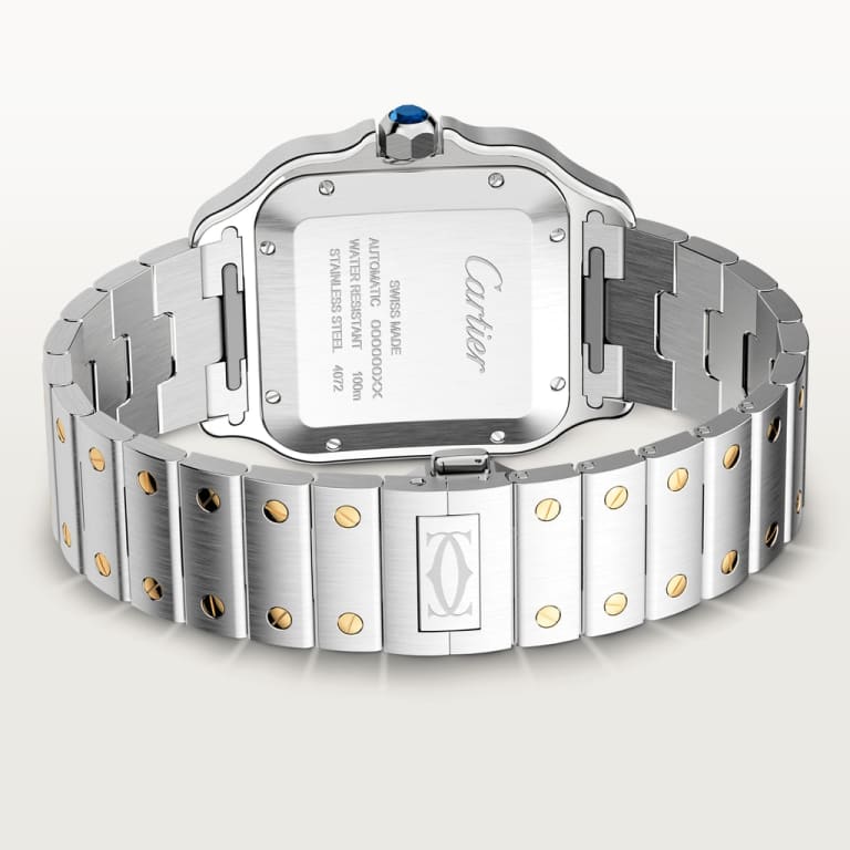 Santos de Cartier Yellow Gold & Steel White Dial 39mm Product Image 4