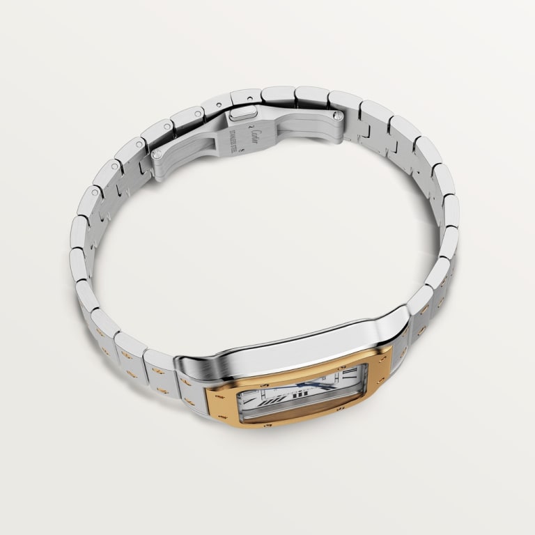 Santos de Cartier Yellow Gold & Steel White Dial 39mm Product Image 8