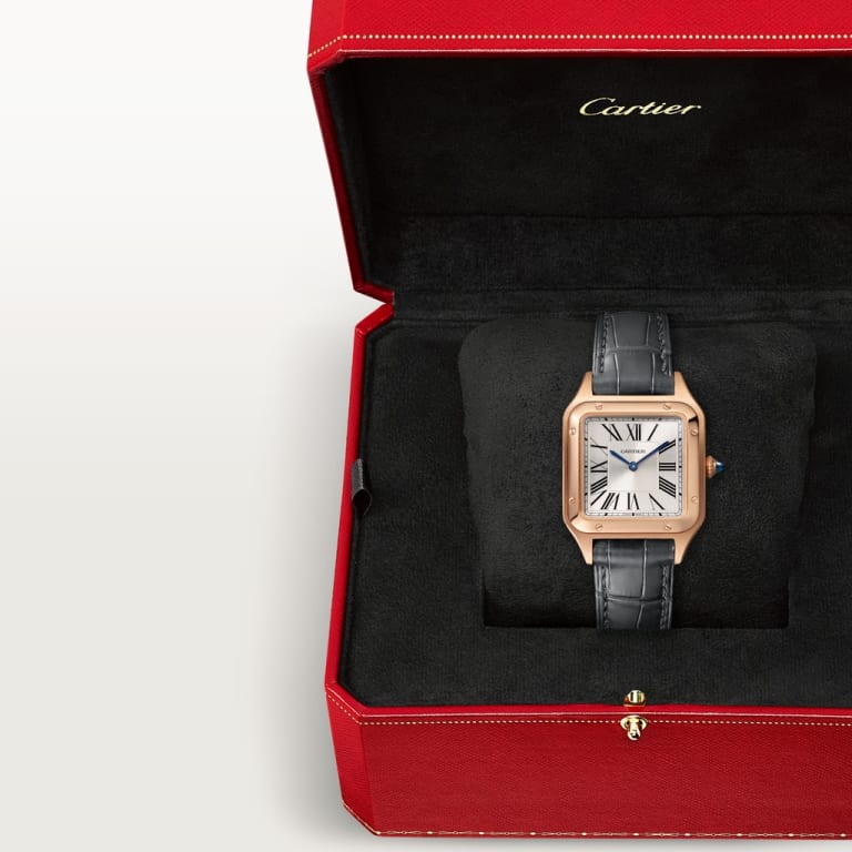 Santos-Dumont Rose Gold Silver Dial 27mm Product Image 5